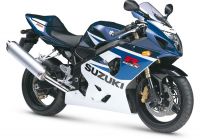 Suzuki GSX-R 750 2005 - Blau/Weiße Version - Dekorset