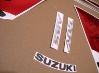Suzuki Hayabusa 2016 - Rot/Silber Version - Dekorset
