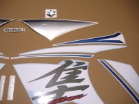 Suzuki Hayabusa 2016 - White/Blue Version - Decalset