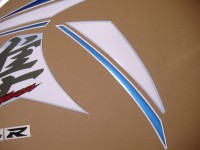 Suzuki Hayabusa 2016 - White/Blue Version - Decalset