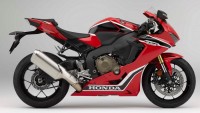 Honda CBR 1000RR 2017 - Rot/Schwarz/Weiße EU Version - Dekorset