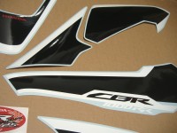 Honda CBR 1000RR 2017 - Red/Black/White US Version - Decalset