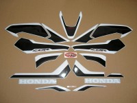 Honda CBR 1000RR 2018 - Rot/Schwarz/Weiße EU Version - Dekorset