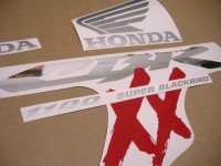 Honda CBR 1100XX 2000 - Schwarze Version - Dekorset