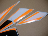 Honda CBR 125R 2011 - Silber/Orange Version - Dekorset