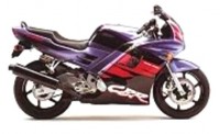 Honda CBR 600 F2 - Schwarz/Pink/Grau Version - Dekorset