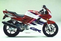 Honda CBR 600 F2 - Rot/Lila/Weiß Version - Dekorset