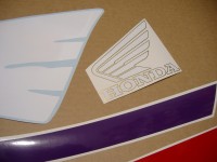 Honda CBR 600 F2 - Red/Purple/White Version - Decalset