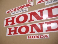 Honda CBR 600RR 2019 - Matte Black Version - Decalset