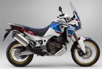 Honda CRF 1000L Africa Twin 2018 - Weiß/Blau/Rot Version - Dekorset