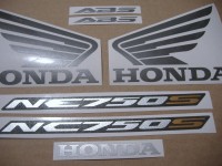 Honda NC750S 2017 - Black/Brown Version - Decalset
