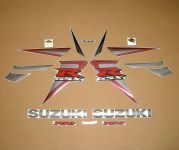 Suzuki GSX-R 750 2006 - Burgundy/Black Version - Decalset