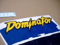 Honda NX 650 DOMINATOR 1990 - Weiß/Blau Version - Dekorset