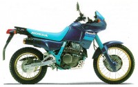 Honda NX 650 DOMINATOR 1991 - Blau/Grün Version - Dekorset