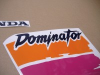 Honda NX 650 DOMINATOR 1991 - White/Green Version - Decalset