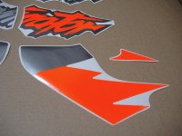 Honda NX 650 DOMINATOR 1997 - Orange/Grey Version - Decalset