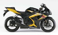 Suzuki GSX-R 750 2006 - Yellow/Black Version - Decalset