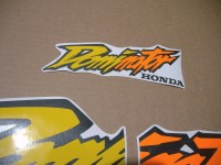 Honda NX 650 DOMINATOR 1998 - Yellow/Grey/White Version - Decalset