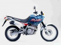 Honda NX 650 DOMINATOR 1999 - Green/Silver/Red Version - Decalset