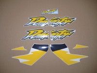 Honda NX 650 DOMINATOR 2000 - Blue/Yellow/White Version - Decalset