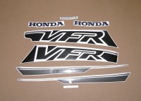 Honda VFR 750 1993 - Grey/Black Version - Decalset