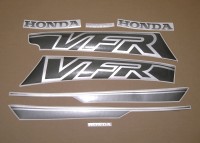 Honda VFR 750 1993 - Red/Silver Version - Decalset