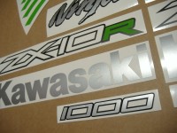 Kawasaki ZX-10R 2015 - Black Version - Decalset