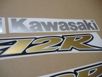 Kawasaki ZX-12R 2002 - Blau Version - Dekorset