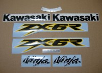 Kawasaki ZX-6R 2002 - Gelb Version - Dekorset