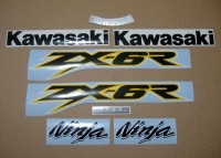 Kawasaki ZX-6R 2002 - Yellow Version - Decalset