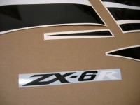 Kawasaki ZX-6R 2008 - Grün Version - Dekorset