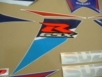 Suzuki GSX-R 750 2007 - White/Blue Version - Decalset