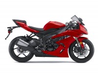 Kawasaki ZX-6R 2010 - Red Version - Decalset