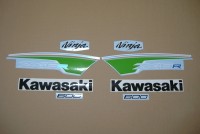 Kawasaki ZX-6R 2012 - Grün PERFORMANCE EDITION - Dekorset