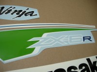 Kawasaki ZX-6R 2012 - Grün PERFORMANCE EDITION - Dekorset