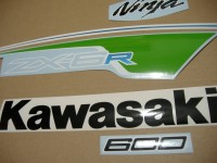 Kawasaki ZX-6R 2012 - Grün PERFORMANCE EDITION - Dekorset