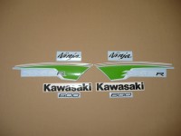 Kawasaki ZX-6R 2012 - Grün Version - Dekorset