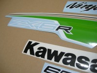 Kawasaki ZX-6R 2012 - Grün Version - Dekorset