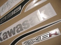 Kawasaki ZX-6R 2013 - Black Version - Decalset