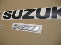 Suzuki GSX-R 750 2010 - Brown Version - Decalset