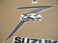 Suzuki GSX-R 750 2010 - Brown Version - Decalset