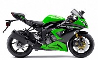 Kawasaki ZX-6R 2013 - Green Version - Decalset