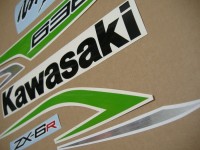 Kawasaki ZX-6R 2013 - Grün Version - Dekorset