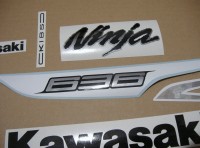 Kawasaki ZX-6R 2013 - White Version - Decalset