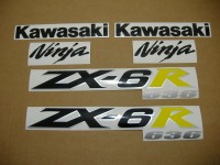 Kawasaki ZX-6RR 2004 - Green Version - Decalset