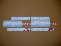 Kawasaki ZX-6R 2005 - Grey Version - Decalset