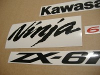 Kawasaki ZX-6RR 2006 - Grün Version - Dekorset