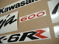 Kawasaki ZX-6RR 2006 - Green Version - Decalset