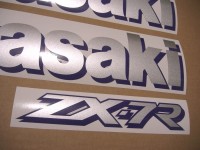 Kawasaki ZX-7R 1998 - Burgunder Version - Dekorset