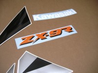 Kawasaki ZX-9R 1995 - Silver/Green/Black Version - Decalset